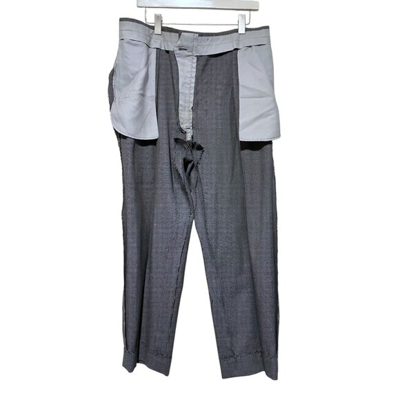 VTG Nino Cerruti Suit Pinhead Single Breasted Blazer 48 R Pleated Pants 38 x 39 - Picture 14 of 16